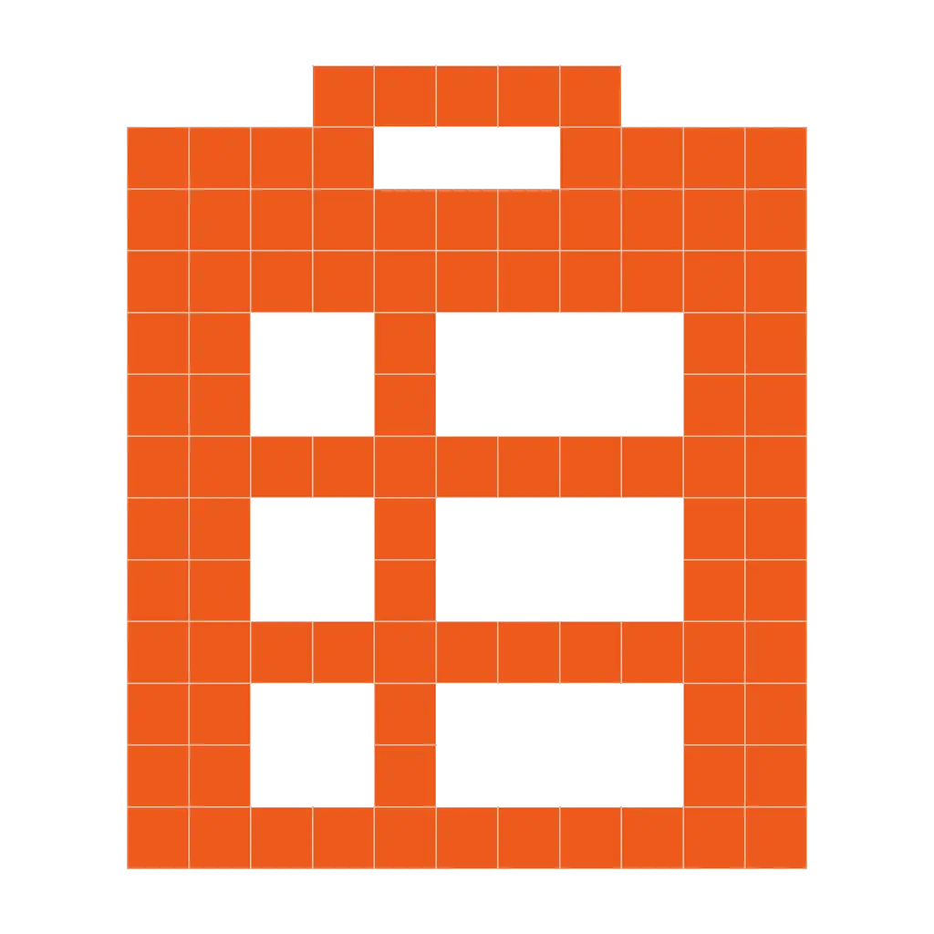 Pixel-art status tracker representing order coordination